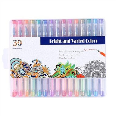 Kolorowy długopis żelowy